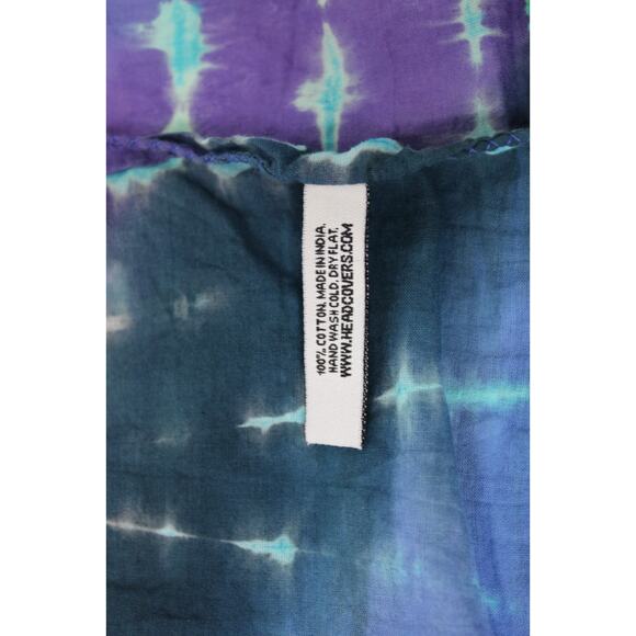 2 Headcovers Unlimited Tie Died Bandanna Cotton Scarf 22" Square - Picture 7 of 9